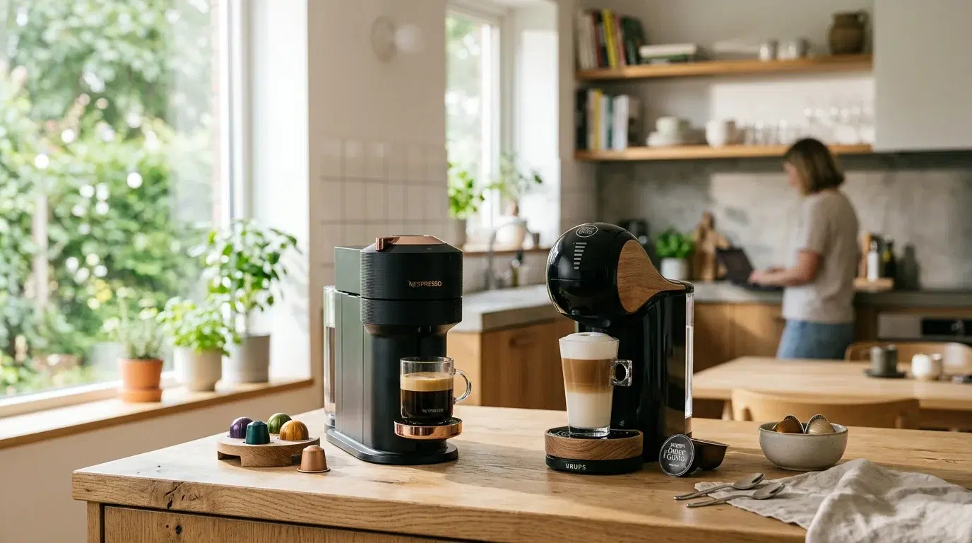 Meilleurs Machines à Café Capsules 2026 : Nespresso vs Dolce Gusto